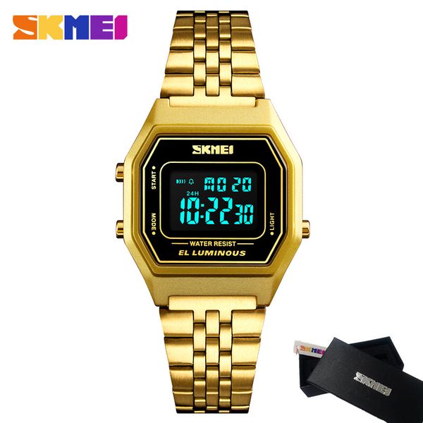skmei brand gold watch men stainless steel waterproof digital sports watches casual clock for men women wrist watches relojes, Slivery;brown
skmei brand gold watch men stainless steel waterproof digital sports watches casual clock for men women wrist watches relojes, Slivery;brown