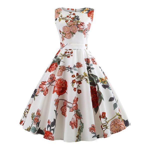 summer women dress plus size casual midi work office party sundres sleeveless floral print elegant vintage pin up dresses jurken, Black;gray
summer women dress plus size casual midi work office party sundres sleeveless floral print elegant vintage pin up dresses jurken, Black;gray