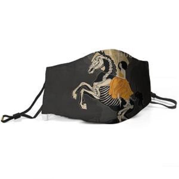 women men face mask dust mask muffle guns-n'-roses-skeletal-steed printed with adjustable ear hook mask, Silver
women men face mask dust mask muffle guns-n'-roses-skeletal-steed printed with adjustable ear hook mask, Silver