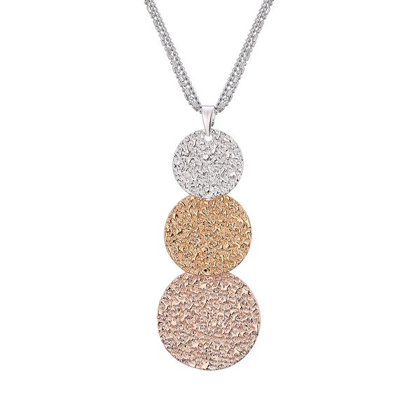 new design necklace for women 3 round gold silver mix color vintage pendant necklaces jewelry long necklace gifts 2019
new design necklace for women 3 round gold silver mix color vintage pendant necklaces jewelry long necklace gifts 2019