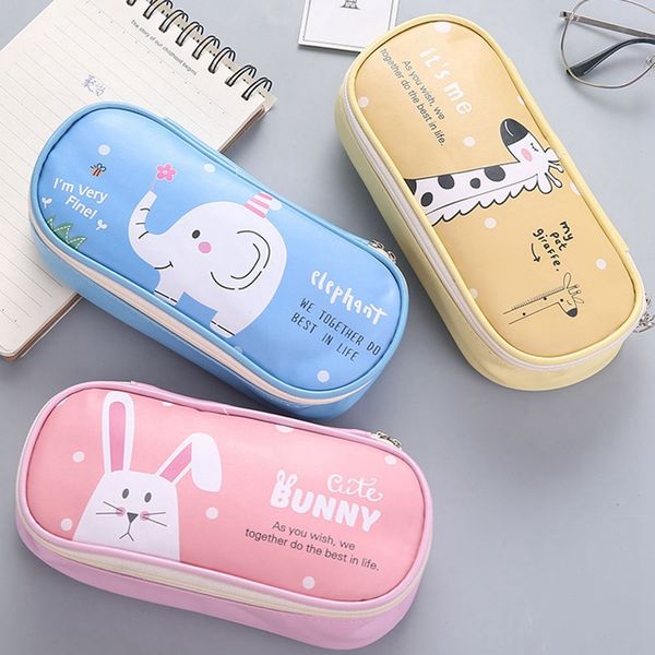 pu leather animal pencil case stationery cartoon elephant pen bag for girls boys school supplies cute pencil box
pu leather animal pencil case stationery cartoon elephant pen bag for girls boys school supplies cute pencil box