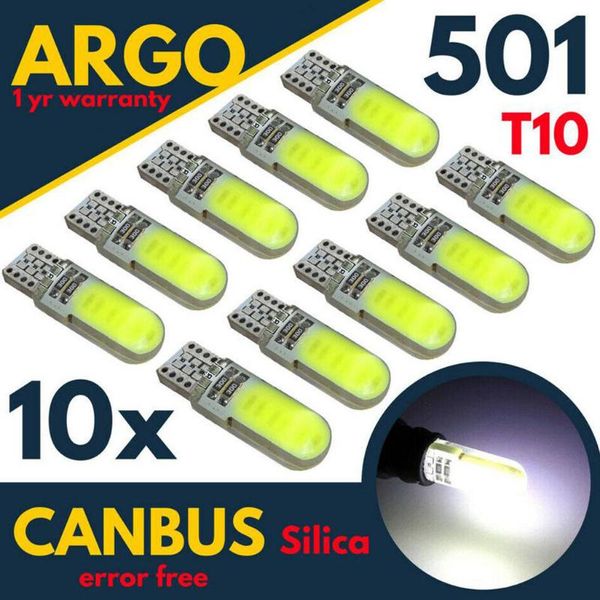 10pcs car light t10 led 501 white bulbs car error w5w wedge hid side light led lights white 5500k - 6000k #y4 
10pcs car light t10 led 501 white bulbs car error w5w wedge hid side light led lights white 5500k - 6000k #y4