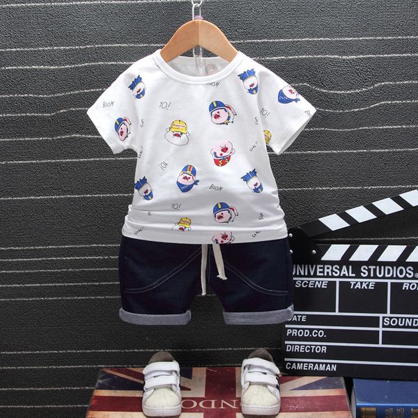 summer white casual children's sets short sleeve 0-4 years old baby cartoon pig boys sets short sleeve shorts two-piece
summer white casual children's sets short sleeve 0-4 years old baby cartoon pig boys sets short sleeve shorts two-piece