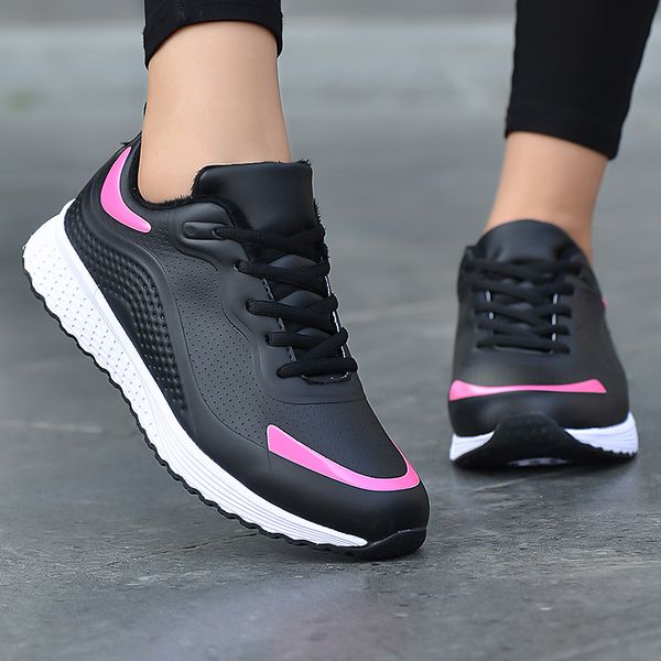 women sneakers 2019 fashion breathable keep warm ladies vulcanized shoes for sport female lace up shoes, Black
women sneakers 2019 fashion breathable keep warm ladies vulcanized shoes for sport female lace up shoes, Black