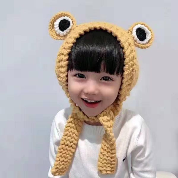 new kids wool cap children boys girls cute cartoon frog big eyes hair with wool cap hat, Yellow
new kids wool cap children boys girls cute cartoon frog big eyes hair with wool cap hat, Yellow