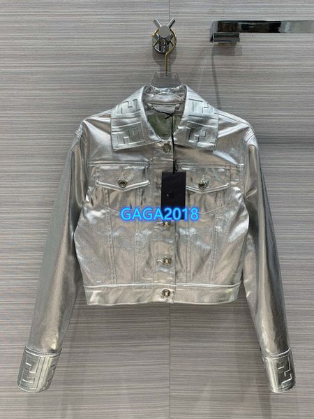 high end women girls short denim bomber jacket silver letter pattern lapel neck long sleeve cardigan coat 2020 fashion design new outerwear, Black;brown
high end women girls short denim bomber jacket silver letter pattern lapel neck long sleeve cardigan coat 2020 fashion design new outerwear, Black;brown