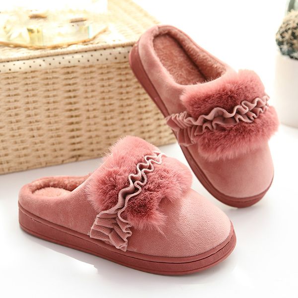 coslony female home slippers winter warm slippers indoor bedroom women house shoes ladies plush cotton pantufa unisex, Black
coslony female home slippers winter warm slippers indoor bedroom women house shoes ladies plush cotton pantufa unisex, Black