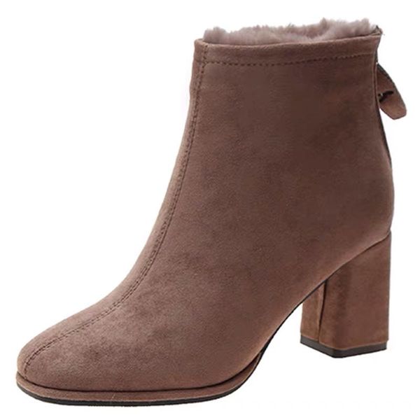 2020 autumn new pointy thick heel socks boots women's single boots plus plush middle tube high heel women's short, Black
2020 autumn new pointy thick heel socks boots women's single boots plus plush middle tube high heel women's short, Black