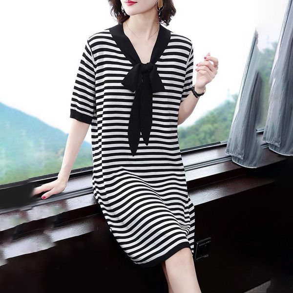 2019 новый дамы платье мода повседневная полоса с коротким рукавом свободные похудения длинные мода плюс размер женщин платье, Black;gray
2019 новый дамы платье мода повседневная полоса с коротким рукавом свободные похудения длинные мода плюс размер женщин платье, Black;gray