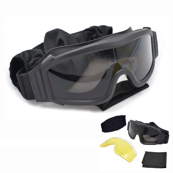 army military sunglasses men shooting paintball airsoft glasses uv protection motorcycle glasses with 3 lenses tactical goggles outdoor eyew
army military sunglasses men shooting paintball airsoft glasses uv protection motorcycle glasses with 3 lenses tactical goggles outdoor eyew
