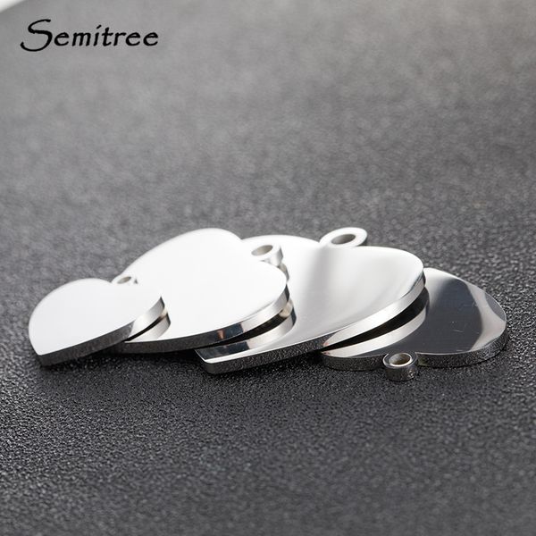 semitree 5pcs/lot stainless steel heart charms polishing blank tag can be engraved diy necklace charm, Bronze;silver
semitree 5pcs/lot stainless steel heart charms polishing blank tag can be engraved diy necklace charm, Bronze;silver