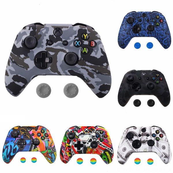 hcrkt 1set silicone protective xbox cover grips cap for gaming one x s case controller
hcrkt 1set silicone protective xbox cover grips cap for gaming one x s case controller
