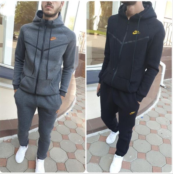 s-xl men designer fashion brand sportswear hoodie and sweatshirts autumn winter jogger suit mens outdoor tracksuits set ing, Gray 
s-xl men designer fashion brand sportswear hoodie and sweatshirts autumn winter jogger suit mens outdoor tracksuits set ing, Gray
