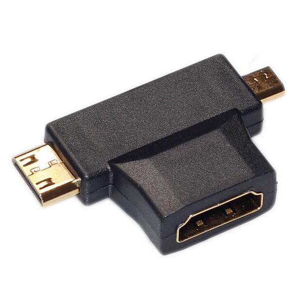 centechia 3 in 1 hdmi to microhdmi male mini hdmi male 1.4 female cable adapter t shape converter for hdtv 1080p cables
centechia 3 in 1 hdmi to microhdmi male mini hdmi male 1.4 female cable adapter t shape converter for hdtv 1080p cables