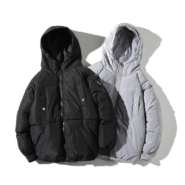 puffer jacket men winter hooded warm korean men jackets solid chic loose parka cotton liner tide jackets coats, Black
puffer jacket men winter hooded warm korean men jackets solid chic loose parka cotton liner tide jackets coats, Black