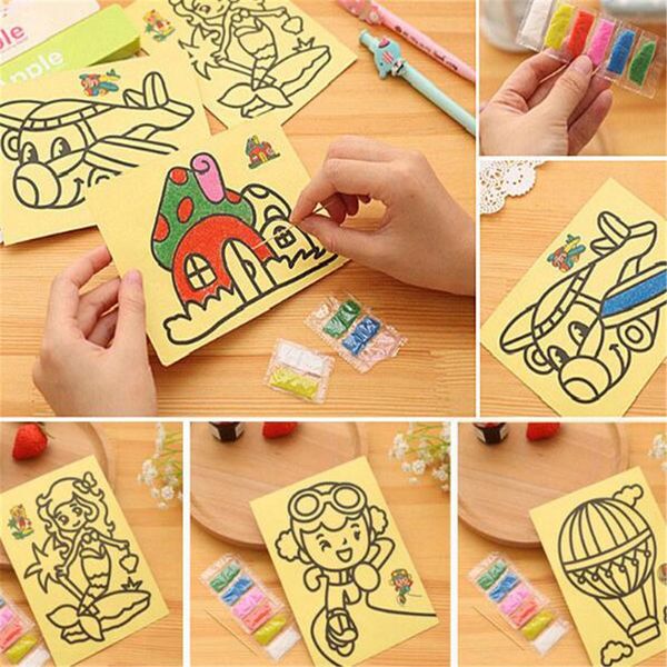 kids craft color sand painting diy educational toys sand art pictures drawing paper boys girls doodle pad non toxic making
kids craft color sand painting diy educational toys sand art pictures drawing paper boys girls doodle pad non toxic making