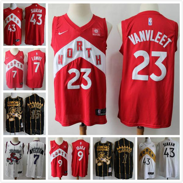 oronto raptors nba jersey pascal 43 siakam tracy 1 mcgrady vince 15 carter kyle 7 lowry 23 vanvleet basketball jerseys, Black
oronto raptors nba jersey pascal 43 siakam tracy 1 mcgrady vince 15 carter kyle 7 lowry 23 vanvleet basketball jerseys, Black