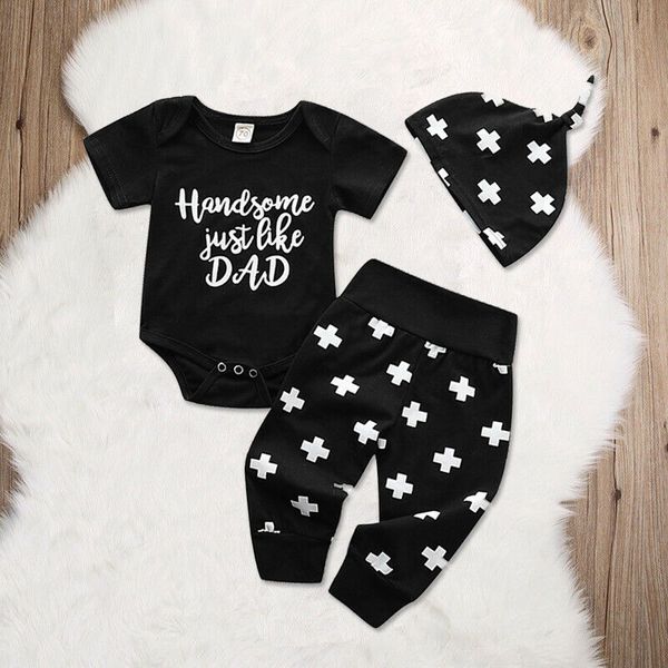 unisex cute baby boy девочка одежда с коротким рукавом смешные письмо печать ромпер + длинные брюки + hat черный 3шт эпикировка 0-18m, White
unisex cute baby boy девочка одежда с коротким рукавом смешные письмо печать ромпер + длинные брюки + hat черный 3шт эпикировка 0-18m, White