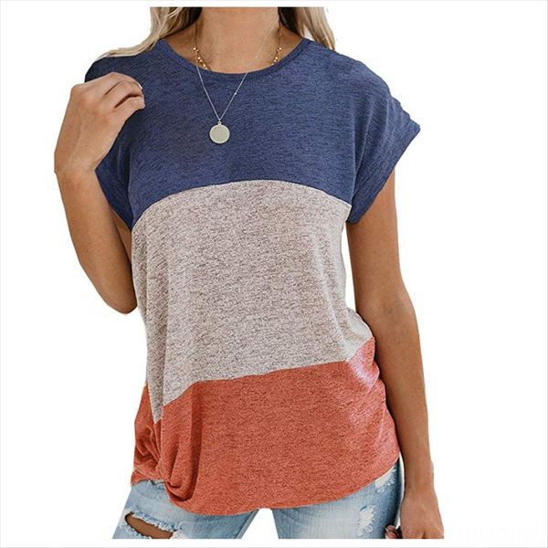 2019 contrast color stitching shoulder hem kink short-sleeved t-shirt women's wear 2019 contrast color stitching shoulder hem kink shor, White
2019 contrast color stitching shoulder hem kink short-sleeved t-shirt women's wear 2019 contrast color stitching shoulder hem kink shor, White