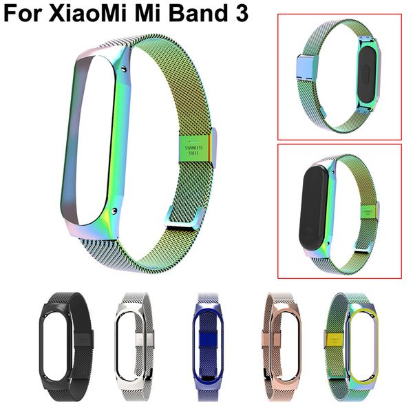 watchband clock luxury stainless steel hook buckle bracelet watch band strap for mi band3 relogio reloj strap montre, Black;brown
watchband clock luxury stainless steel hook buckle bracelet watch band strap for mi band3 relogio reloj strap montre, Black;brown