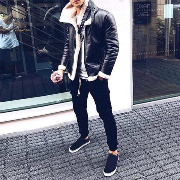 winter men clothing fashion designer coats fur woolen thick warm turtleneck leather cashmere fashion jackets apparel, Black;brown
winter men clothing fashion designer coats fur woolen thick warm turtleneck leather cashmere fashion jackets apparel, Black;brown
