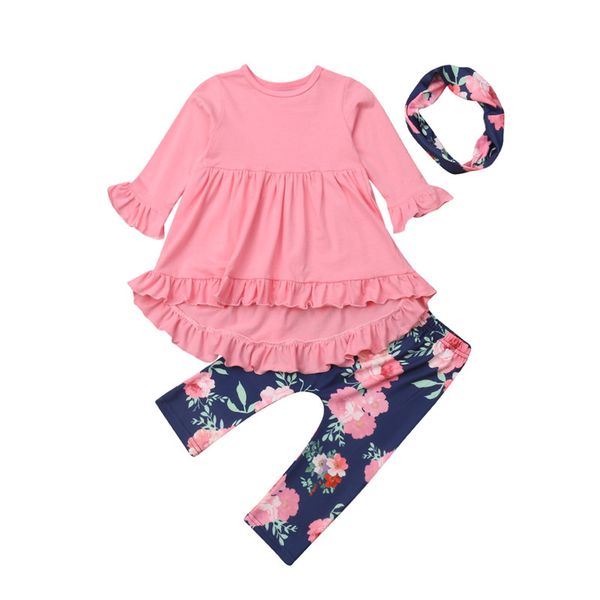kids baby girls princess outfits long sleeve dress floral print pants holiday autumn spring cotton girl clothes set, White
kids baby girls princess outfits long sleeve dress floral print pants holiday autumn spring cotton girl clothes set, White