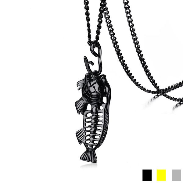titanium steel chain pendant necklace fashionable male fish bone pendant skull fish skeleton fashion fun jewelry necklace man, Silver
titanium steel chain pendant necklace fashionable male fish bone pendant skull fish skeleton fashion fun jewelry necklace man, Silver