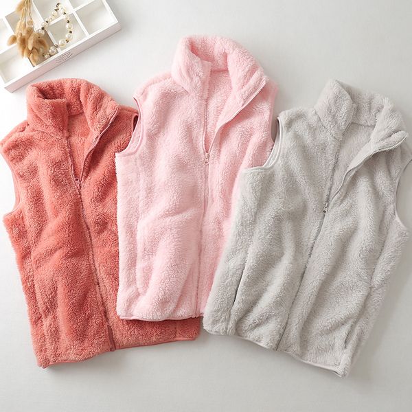 kawaii pink vest women autumn winter sleeveless outerwear women coral fleece coats warm soft clothing plus size 2xl, Black;white 
kawaii pink vest women autumn winter sleeveless outerwear women coral fleece coats warm soft clothing plus size 2xl, Black;white