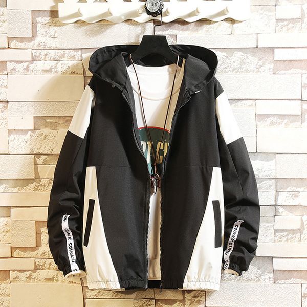 jacket men's bomber jacket autumn sportswear overcoat baseball color collision hoodie thin zipper coat casaco masculino, Black;brown
jacket men's bomber jacket autumn sportswear overcoat baseball color collision hoodie thin zipper coat casaco masculino, Black;brown