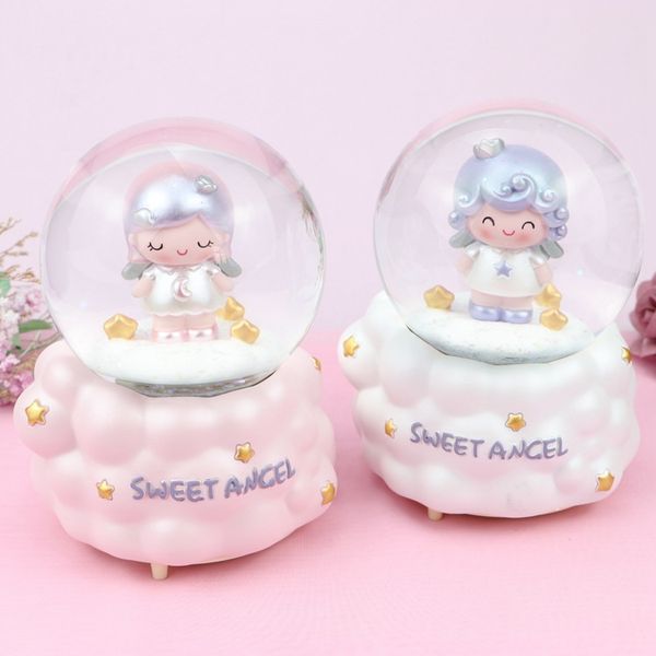 korean net red cute girl heart angel automatic snow crystal ball music box music box girl gift 
korean net red cute girl heart angel automatic snow crystal ball music box music box girl gift