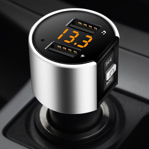 bluetooth fm transmitter wireless car mp3 player handscigarette lighter dual usb charger port voltage detection
bluetooth fm transmitter wireless car mp3 player handscigarette lighter dual usb charger port voltage detection