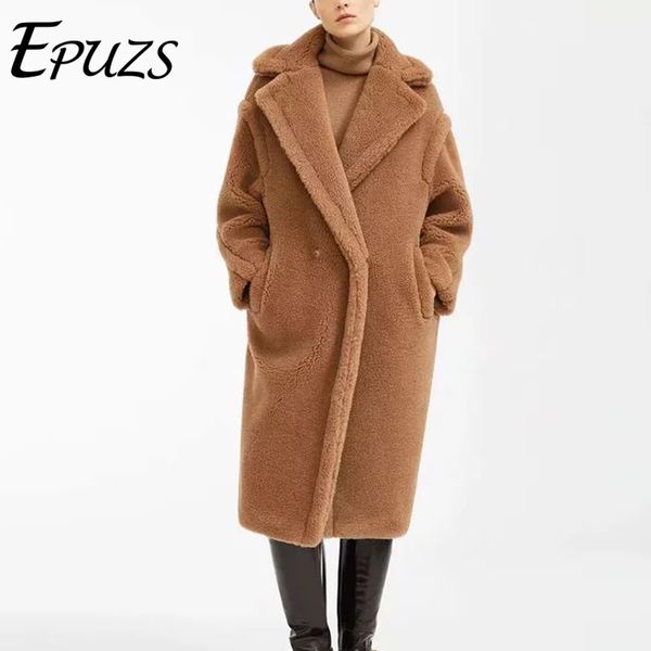 winter long teddy jacket women faux fur coat white pink fur coat vintage collar thick winter women elegant jacket, Black
winter long teddy jacket women faux fur coat white pink fur coat vintage collar thick winter women elegant jacket, Black