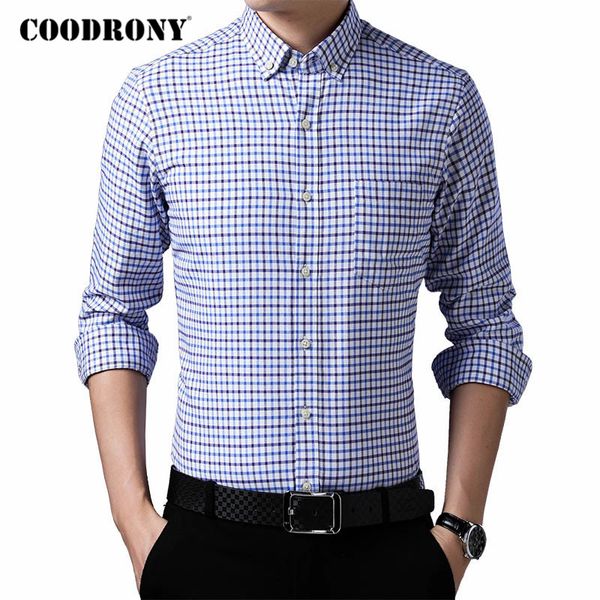 coodrony brand hight quality cotton shirt men spring autumn casual long sleeve mens shirts fashion plaid clothing pocket c6073, White;black
coodrony brand hight quality cotton shirt men spring autumn casual long sleeve mens shirts fashion plaid clothing pocket c6073, White;black