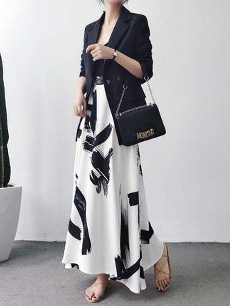 elegant black summer blazer women new long sleeve slim fim suit outerwear office lady work wear casual, White;black
elegant black summer blazer women new long sleeve slim fim suit outerwear office lady work wear casual, White;black