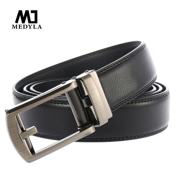 medyla fashion automatic buckle men's belt genuine luxury leather strap male belts business black coffee color y200520, Black;brown
medyla fashion automatic buckle men's belt genuine luxury leather strap male belts business black coffee color y200520, Black;brown