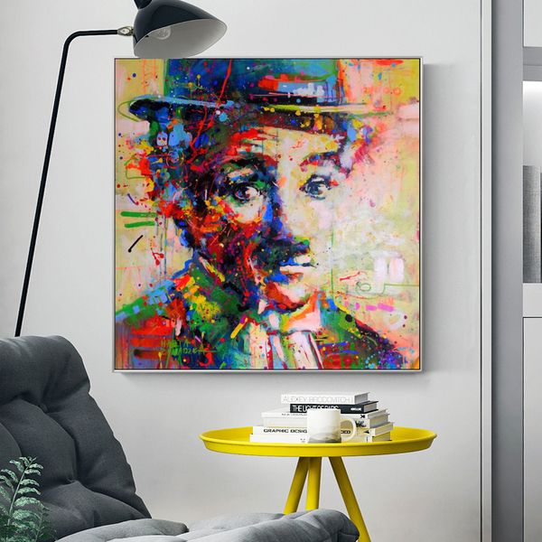 watercolor abstract portrait painting on canvas wall art posters and prints joker chaplin picture for living room decor no frame
watercolor abstract portrait painting on canvas wall art posters and prints joker chaplin picture for living room decor no frame