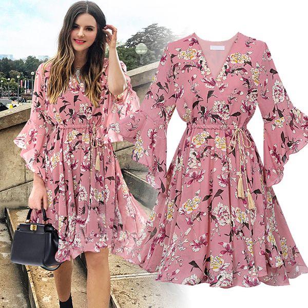 plus size 5xl fashion spring women's dresses female casual style slim sweet v-neck tie fashion loose print, Black;gray
plus size 5xl fashion spring women's dresses female casual style slim sweet v-neck tie fashion loose print, Black;gray