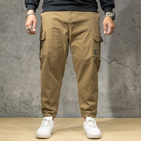men's pants men in oversize overalls, Black