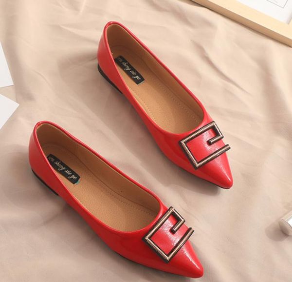 2019 women's shoes in spring and autumn with new style flat bottom pointed end#131, Black
2019 women's shoes in spring and autumn with new style flat bottom pointed end#131, Black