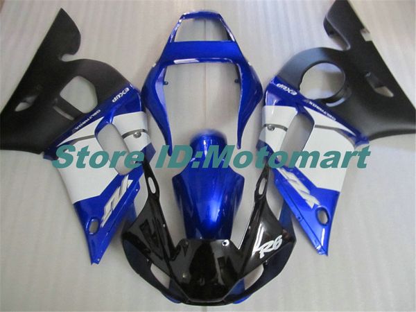 motorcycle fairing kit for yamaha yzfr6 98 99 00 01 02 yzf r6 1998 2002 yzf600 blue white fairings set+gifts yg40
motorcycle fairing kit for yamaha yzfr6 98 99 00 01 02 yzf r6 1998 2002 yzf600 blue white fairings set+gifts yg40
