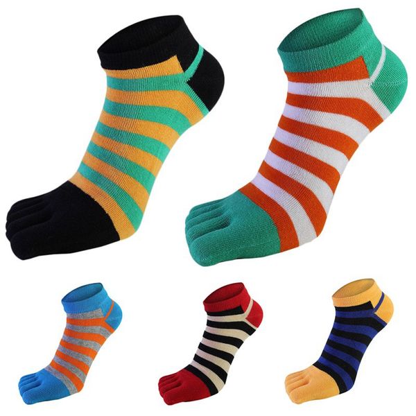 men cotton toe sock breathable absorb sweat striped five finger socks summer male socks, Black
men cotton toe sock breathable absorb sweat striped five finger socks summer male socks, Black