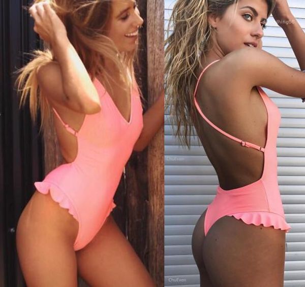 bikinis women solid color ruffled bikini halter one piece swimsuit women clothes summer beach v neck, White;black
bikinis women solid color ruffled bikini halter one piece swimsuit women clothes summer beach v neck, White;black