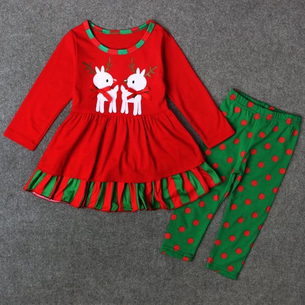 christmas outfit kids clothing suit girls tracksuit set fashion winter cartoon clothing sweetsets new, White
christmas outfit kids clothing suit girls tracksuit set fashion winter cartoon clothing sweetsets new, White