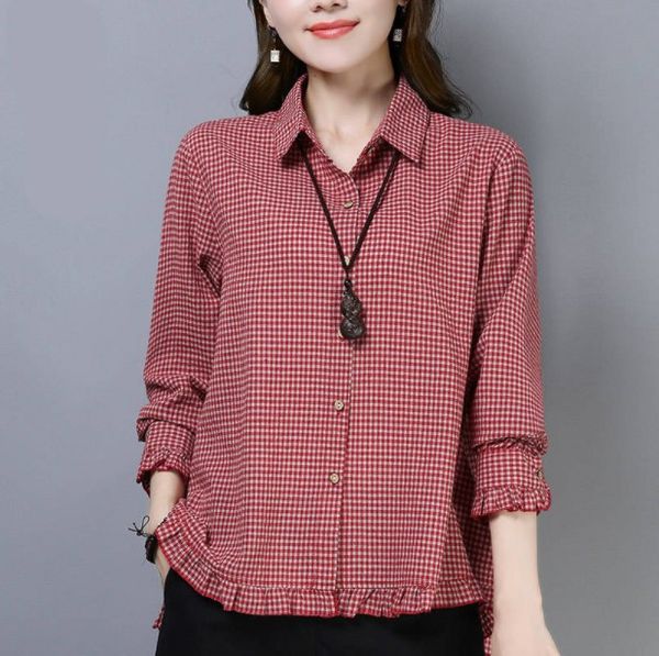 2020 autumn clothing new style korean-style loose and plus-sized plaid shirt female long sleeve cotton linen casual shirt hoodie, Black;white
2020 autumn clothing new style korean-style loose and plus-sized plaid shirt female long sleeve cotton linen casual shirt hoodie, Black;white