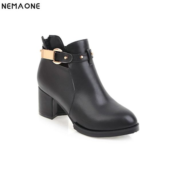 new women square high heels ankle boots poined toe ladies dress boots spring autumn party dress shoes woman large size 43, Black
new women square high heels ankle boots poined toe ladies dress boots spring autumn party dress shoes woman large size 43, Black