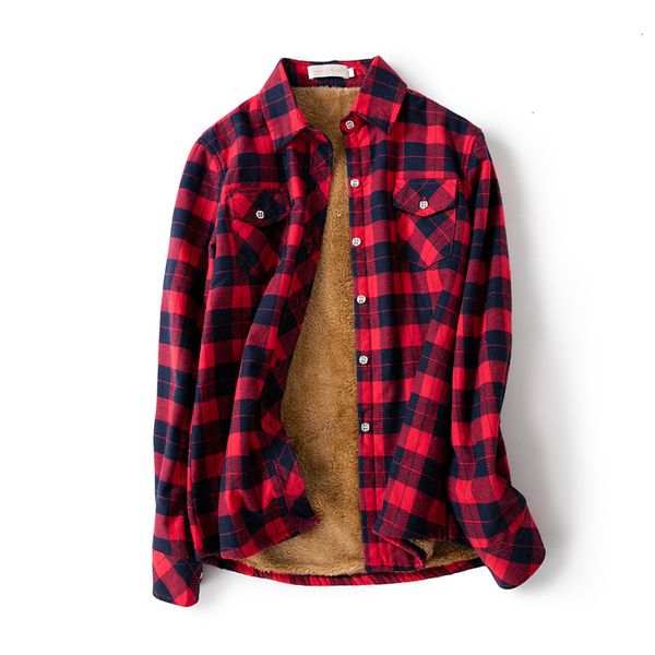 thick warm womens plaid shirt female long sleeve xxl winter fleece casual check blouse autumn clothes t77710a, White
thick warm womens plaid shirt female long sleeve xxl winter fleece casual check blouse autumn clothes t77710a, White
