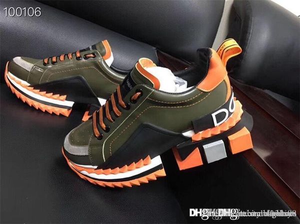 2019 new arrive 19ssdolc &gabbana leather trainers sneakers super king rubber suede leather daddy casual shoes with original box, Black
2019 new arrive 19ssdolc &gabbana leather trainers sneakers super king rubber suede leather daddy casual shoes with original box, Black
