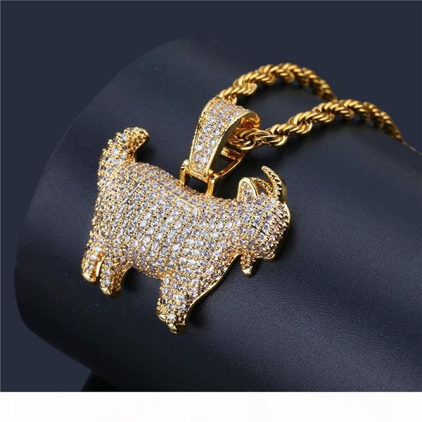 goat pendant necklace for men european and american jewelry ice out 18k gold necklaces ing, Silver
goat pendant necklace for men european and american jewelry ice out 18k gold necklaces ing, Silver