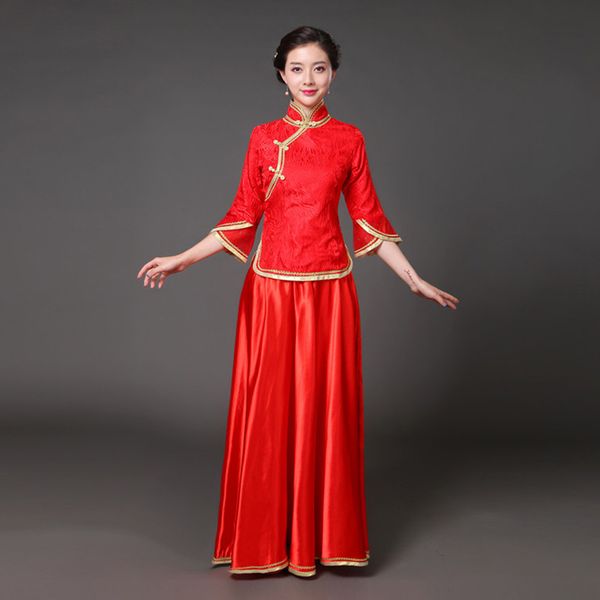 women mandarin collar qipao red flower long vestido de festa chinese traditional lady wedding bridesmaid dress size xs-3xl
women mandarin collar qipao red flower long vestido de festa chinese traditional lady wedding bridesmaid dress size xs-3xl