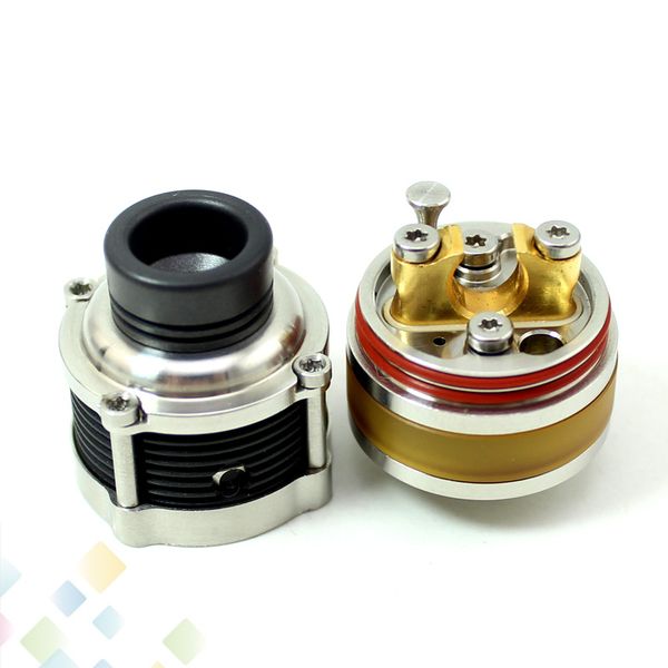 Pyrogeyser RDTA Adjustable Airflow 22mm with PC PEI Tank BY SXK 316 Stainless Steel Atomizer Fit 510 Mod
Pyrogeyser RDTA Adjustable Airflow 22mm with PC PEI Tank BY SXK 316 Stainless Steel Atomizer Fit 510 Mod
